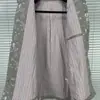Tb Directo de Fábrica Otoño e Invierno Nuevo Chaqueta con Solapa de Cinta de Doble Manga Unisex Casual Cómoda Versátil Camisa