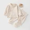 Ropa para Bebés Recién Nacidos Niños y Niñas Algodón Puro Otoño Conjunto de Ropa de Otoño para Bebé Pantalones de Otoño Separados Capa Base Clase A Un Año