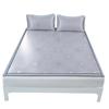 Sábanas de Verano de Seda de Hielo Pieza Única 2025 Nuevo Tapete Sábanas Dormitorio Individual Funda de Almohada Juego de Tres Piezas Tapete Lavable a Máquina