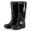 Aote Taryu Novo Modelo Galochas de Cano Alto para Homens 809 Preto Industrial Cano Longo Tripla Proteção Segurança Galochas de Trabalho Calçados para Água Calçados de Borracha