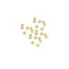 Contas de ouro com preservação de cor 14K contas espaçadoras envoltas em ouro espaçador contas soltas DIY acessórios de jóias pulseira colar brilhante roda plana atacado