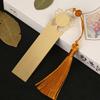 Marcador de Página Sakura Metal Latão Vazado Estilo Chinês Lembrancinha de Estudante Gravação Personalizada Presente Cultural e Criativo Tendência Nacional