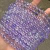 Contas de Vidro Cristal Explosão Fantasma Roxo Claro Amethysto Lavanda Vidro Contas Soltas Joias de Miçangas DIY Atacado