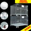 AIEFA Gaiola de Armazenamento Resistente Dobrável Grande Móvel Estrutura de Metal de Arame de Aço Borboleta Caixa Basculante