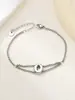 Nuevo Anillo de Acero Inoxidable al por Mayor Transfronterizo 26 Letras Inglesas Anillo de Doble Capa Pulsera Chapada en Oro