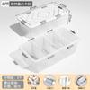 Caja de Almacenamiento Debajo de la Cama con Ruedas para Dormitorio, Caja de Almacenamiento de Plástico para Dormitorio Escolar, Caja Debajo de la Cama para Colchas