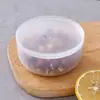 Recipiente Bento para Nevera con Tapa Recipiente para Frutas Almacenamiento Fresco Congelación y Refrigeración Microondas Transparente Engrosado Sellado Caja para Conservar Fresco