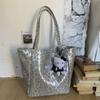 Bolso Grande de Moda con Estampado de Leopardo 2025 Nuevo Bolso de Hombro Casual para el Trabajo y Salidas Estudiante Universitario Bolso Tote