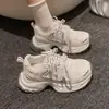 2026 Nuevos Zapatos de Padre para Mujer de Otoño Más Vendidos, Cómodos y Versátiles, Zapatos Deportivos Casuales de Suela Gruesa para Aumentar la Altura, Transpirables para Mujer
