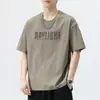 Camiseta de Manga Corta para Hombre Verano Media Manga Estilo Masculino Ins2025 Nueva Moda Suelta Deportiva Casual Tops Ropa de Moda para Hombre