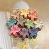 Serie de 2.5 cm Pinza para el Cabello de Plumeria Colorido Dos Tonos Flor de Bauhinia Pinza para el Cabello Pequeño Accesorio para el Cabello de Niños Pinza para el Cabello Otoño