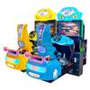 Máquina de jogo de corrida de carro voador dinâmico duplo de luxo para ambientes internos, operada por moedas, simulador de motocicleta grande único, fabricantes