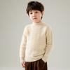 25 Anos Tricô Puro de Lã para Crianças Meninos e Meninas Gola Alta Tricô Cashmere de Bebê Camisa Base Engrossada