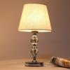 Moderno Simples Controle Remoto Estudo Sala de Estar Quarto Cabeceira Moda Americana Criativo Decorativo Regulável Lâmpada de Mesa de Cristal com Economia de Energia