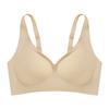 Sencillo talla grande jalea Soporte de gel push up espalda bonita sin costuras delgado ropa interior deportiva para mujer sujetador sexy sin aros
