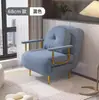 Sofá-Cama Dobrável Nuvem Celebridade da Internet Dupla Utilização Apartamento Pequeno Sala de Estar Dupla Varanda Estilo Creme Sofá Pequeno Multifuncional