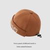 Gorra de piso de estilo coreano de primavera y otoño con letras de oso para niño, delgada, a juego, para bebé, para viajar, personalizada, para niños, de melón, para primavera