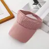 Nuevo Sombrero de Sol de Verano de Moda con Escamas de Pescado Abierto Transfronterizo Estilo Coreano Gorra de Béisbol Tejida Sombrero de Sol para Deportes al Aire Libre
