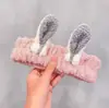 Faixa de cabelo de orelhas de coelho de celebridade da internet fofa ins doce super fofa simples versátil grampo de cabelo feminino lavagem de rosto pressão no cabelo faixa de cabelo antiderrapante