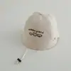 2025 Nuevo Súper Lindo Sombrero de Pescador de Bebé para Primavera y Verano Venta al por Mayor Lindos Bordados de Letras de Dibujos Animados Sombrero de Sol de Princesa Transfronterizo