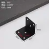 Suporte de canto em aço inoxidável espessado 90 graus Fixador de canto cantoneira Conector triangular em L para reparo de móveis