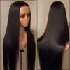 Peluca de Encaje Frontal Popular en Europa y América para Mujeres Negras Cabello Recto de Longitud Media Esponjoso Natural Moda Set Completo de Cabello en stock