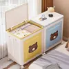Caixa Organizadora de Brinquedos 48cm de Largura, Cesto de Roupa Suja Doméstico, Cesto de Armazenamento de Roupas Dobrável de Grande Capacidade, Essencial para Organização Infantil