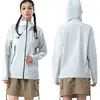 Ropa con Protección Solar de Secado Rápido de Seda Helada con Microperforación Láser Estilo Nido de Pájaro para Hombres y Mujeres, Ropa Amigable con la Piel para Parejas para Senderismo al Aire Libre Protección Solar