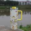 Taza de Coche de 40 oz Taza de Agua Sanrio Taza Labubu Gran Capacidad Termo de Acero Inoxidable 304 para Uso en Casa