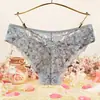 Panty de fábrica al por mayor sexy con borde de flor de encaje hueco cinturón cómodo transpirable para mujer 691