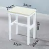 Banqueta Quadrada Simples, Banqueta Espessa para Oficina de Fábrica, Cadeira para Treinamento de Trabalho, Banqueta de Estudante, Banqueta Colorida para Jantar, Cadeira Doméstica para Adultos