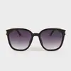 Nuevas Gafas de Sol Transfronterizas, Estilo Celebridad de Internet Europeo y Americano, Gafas de Sol Futuristas, Gafas de Sol Estilo Urbano, Gafas de Sol Cuadradas de Moda