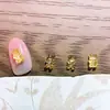 Venta Caliente Influencer Ins Hielo Translúcido Oso Pequeño Decoraciones para Uñas Mini Versátil Panda Uñas Clips para el Cabello Accesorios de Resina