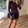 Vestido de cintura larga de otoño e invierno para mujer de AliExpress, nuevo de eBay Amazon 2022.