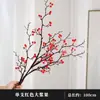 Ramo de fruta vermelha simulado único fruto de Natal fruta vermelha espuma fruta rica em flores decoração de flores arranjo de flores diy material correspondente