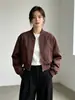2026 petite casual versátil de alta qualidade curto retrô nicho jaqueta solta estilo coreano estilo japonês top feminino