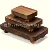 Soporte de Exhibición de Cera de Aromaterapia de Madera Simple con Patas, Adorno Decorativo de Mesa, Soporte de Madera Apilable