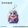 Zootopia Periférico Judy Lindo Nick Pareja Acrílico Doble Cara Llavero Colgante para Mochila Escolar Pequeño Regalo