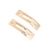 6/7/8cm Grampo quadrado de Guangzhou BB clip laço dourado acessórios de cabelo material para presilha diy atacado