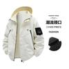 2025 Primavera y Otoño Nuevo Abrigo Chaqueta con Capucha Unisex para Pareja para Hombre y Mujer Moda Exterior B0020-P56