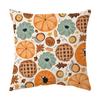Maple Leaf Pumpkin Printed Pillow Thanksgiving Pillow Case Cross-border Nova Colheita de Outono Pêssego Pêssego Travesseiro Almofada