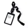 Portatarjetas de Trabajo Minimalista de Alta Gama con Cordón, Portatarjetas Retráctil, Insignia de Nombre, Cubierta Protectora para Tarjeta de Identificación para el Cuello