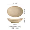 Prato de Jantar Cerâmico Retrô Estilo Japonês, Tigela Oval Doméstica, Prato para Peixe, Tigela para Salada, Prato para Pratos Frios, Prato Lingote em Forma de Barco, Louças para Restaurante