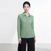 Chaqueta Casual de Gama Alta Shenzhen Nanyou para Mujer, Cardigan Camisa Versátil Elegante y de Corte Holgado de Botonadura Única
