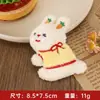 Broche de Peluche Oso Conejo Lindo Colgante para Bolso Pin de Juguete Pequeño Accesorio Llavero del Día del Niño Accesorio para Mujer