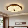 Lámpara de Dormitorio Estilo Medieval, Patrón Retro, Estética Dinastía Song Protección Ocular, Lámpara de Techo para Dormitorio Principal, Lámpara de Techo para Habitación Comedor Estudio