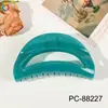 Qiyue Clip de Agarre de Aceite en Spray UV de Alta Gama para PC Transfronterizo Pinza para el Cabello de la Parte Posterior de la Cabeza Accesorios para el Cabello Pinza Grande de Tiburón Tocado para Mujeres