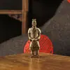 Juego de Adornos Modelo Artesanal de Metal de Latón Puro Guerreros de Terracota Adornos de Cobre Souvenirs Turísticos de Xi'An Venta al por Mayor