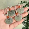 Venta al por mayor del fabricante Candado de Paz Xiangyun Ruyi, Colgante Buda de Agua Clara de Jade Hetian, Colgante Hebilla de Paz de Jade Hetian