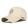 Boné de Baseball Original da Marca Outono e Inverno com Tampa Rígida Bordado Tridimensional de Letras Versátil Simples Versão Coreana Boné Bico de Pato Emagrecimento Facial